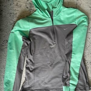 Nike Dri-Fit hooded quarter zip
